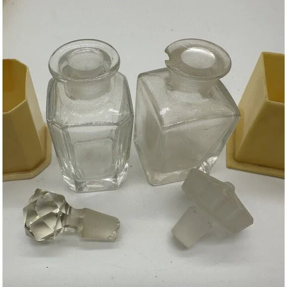 Vintage Celluloid Vanity Set Tray and Brushes Mirrors Perfume - Picture 14 of 16